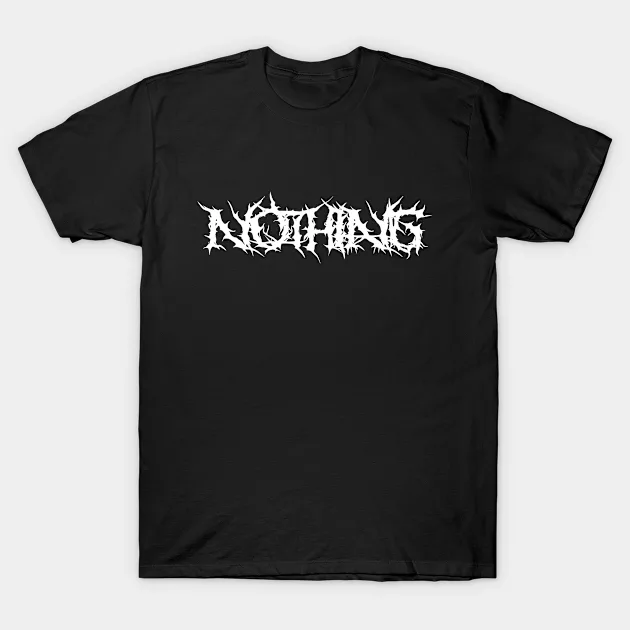Nothing Band Logo Metal T-shirt